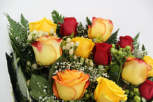 Load image into Gallery viewer, Mixed Rose Bouquet (Warm Tones)