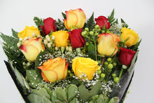 Load image into Gallery viewer, Mixed Rose Bouquet (Warm Tones)