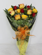 Load image into Gallery viewer, Mixed Rose Bouquet (Warm Tones)