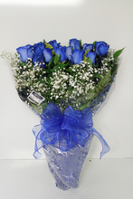 Load image into Gallery viewer, Norma's Blue Rose Bouquet