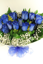 Load image into Gallery viewer, Norma's Blue Rose Bouquet