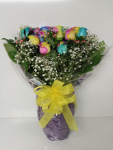 Load image into Gallery viewer, Norma's Rainbow Rose Bouquet