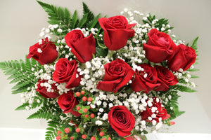 Norma's Red Rose Bouquet