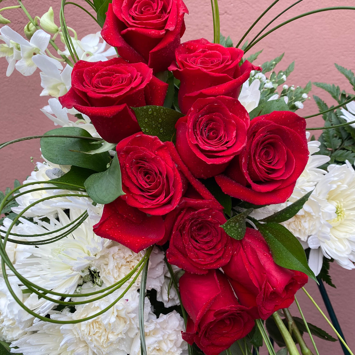 Red & Pink Rose Bouquet – Norma's Flowers NJ