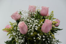 Load image into Gallery viewer, Pink Rose Vase Arrangement
