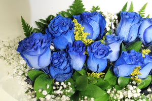 Norma's Blue Rose Bouquet