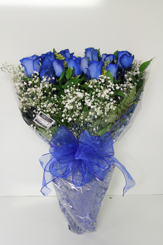 Norma's Blue Rose Bouquet