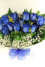 Cargar imagen en el visor de la galería, Norma&#39;s Blue Rose Bouquet

