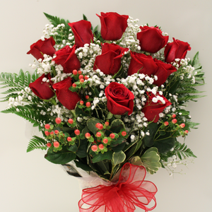 Red Rose Bouquet – Norma's Flowers NJ