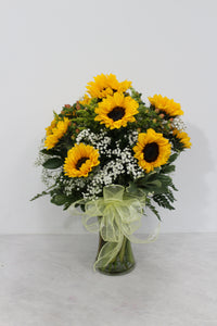 Sunflower Vase Arrangement