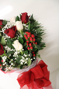 Norma's Red and White Bouquet