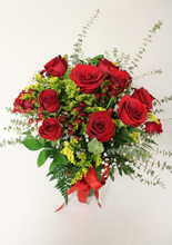 Load image into Gallery viewer, Norma&#39;s Red Rose Vase Arrangment
